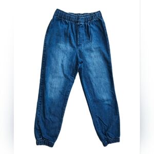 NWOT H&M Denim Joggers Super Soft Jeans Medium Wash Size 10Y